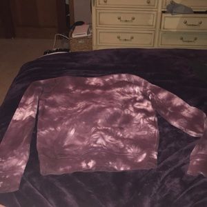 Purple tie dye hoodie